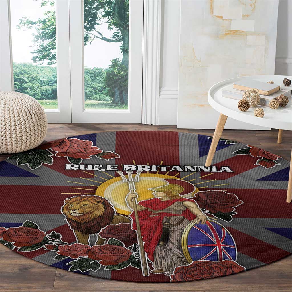 British Empire Round Carpet Rule Britannia - Wonder Print Shop