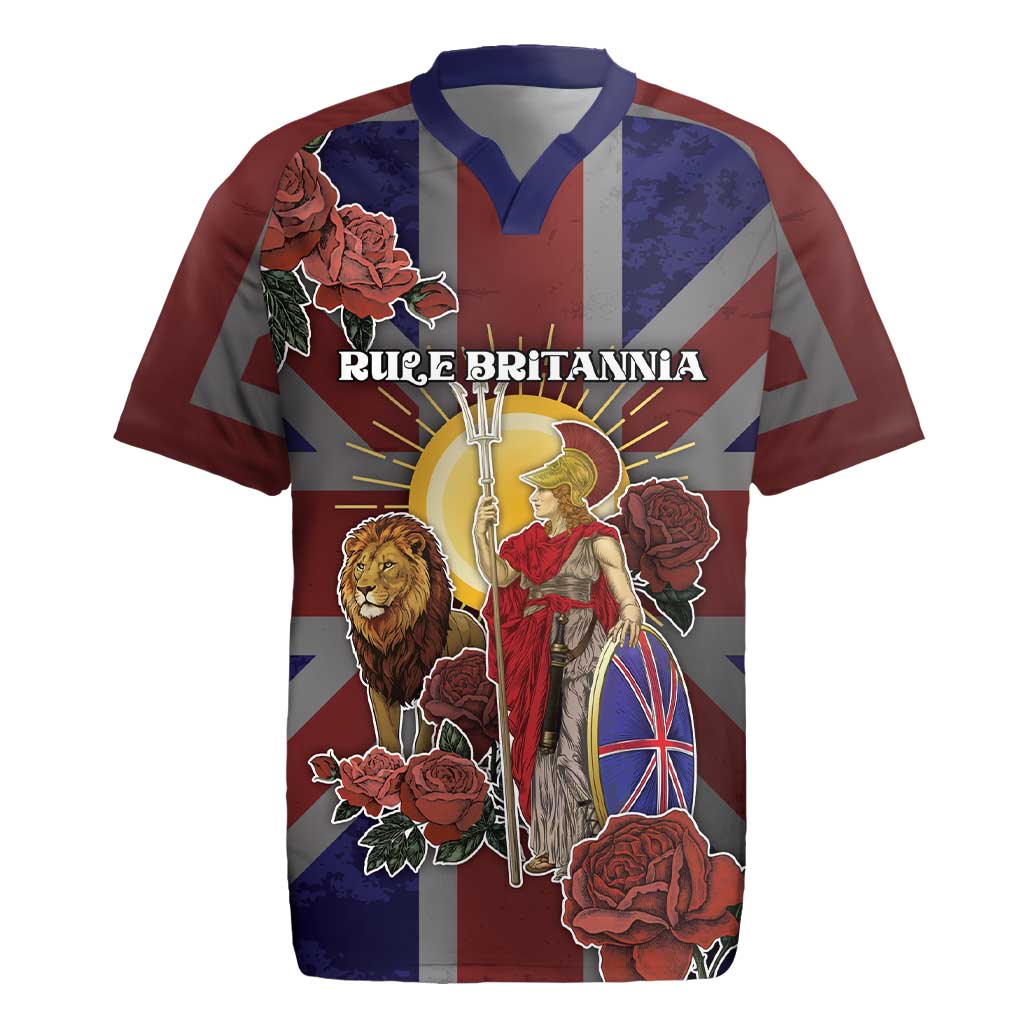British Empire Rugby Jersey Rule Britannia - Wonder Print Shop