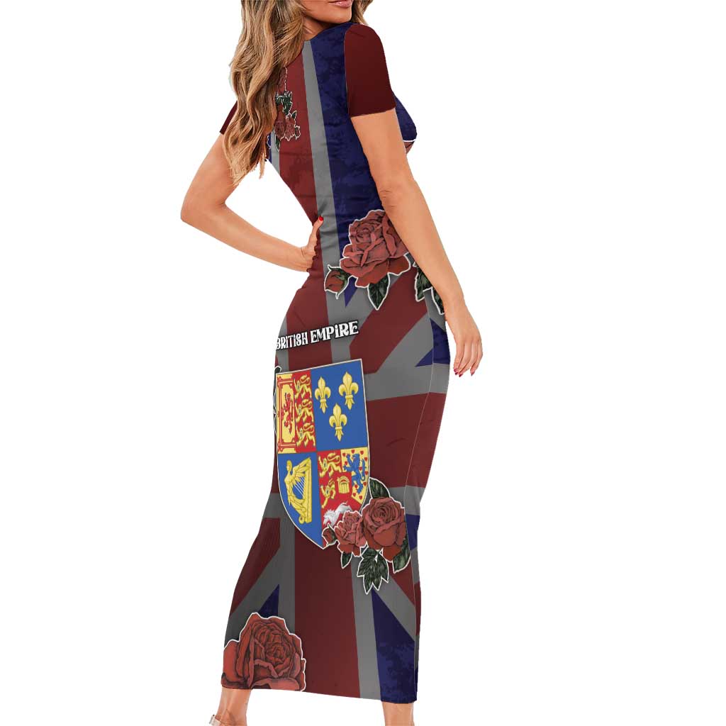 British Empire Short Sleeve Bodycon Dress Rule Britannia - Wonder Print Shop