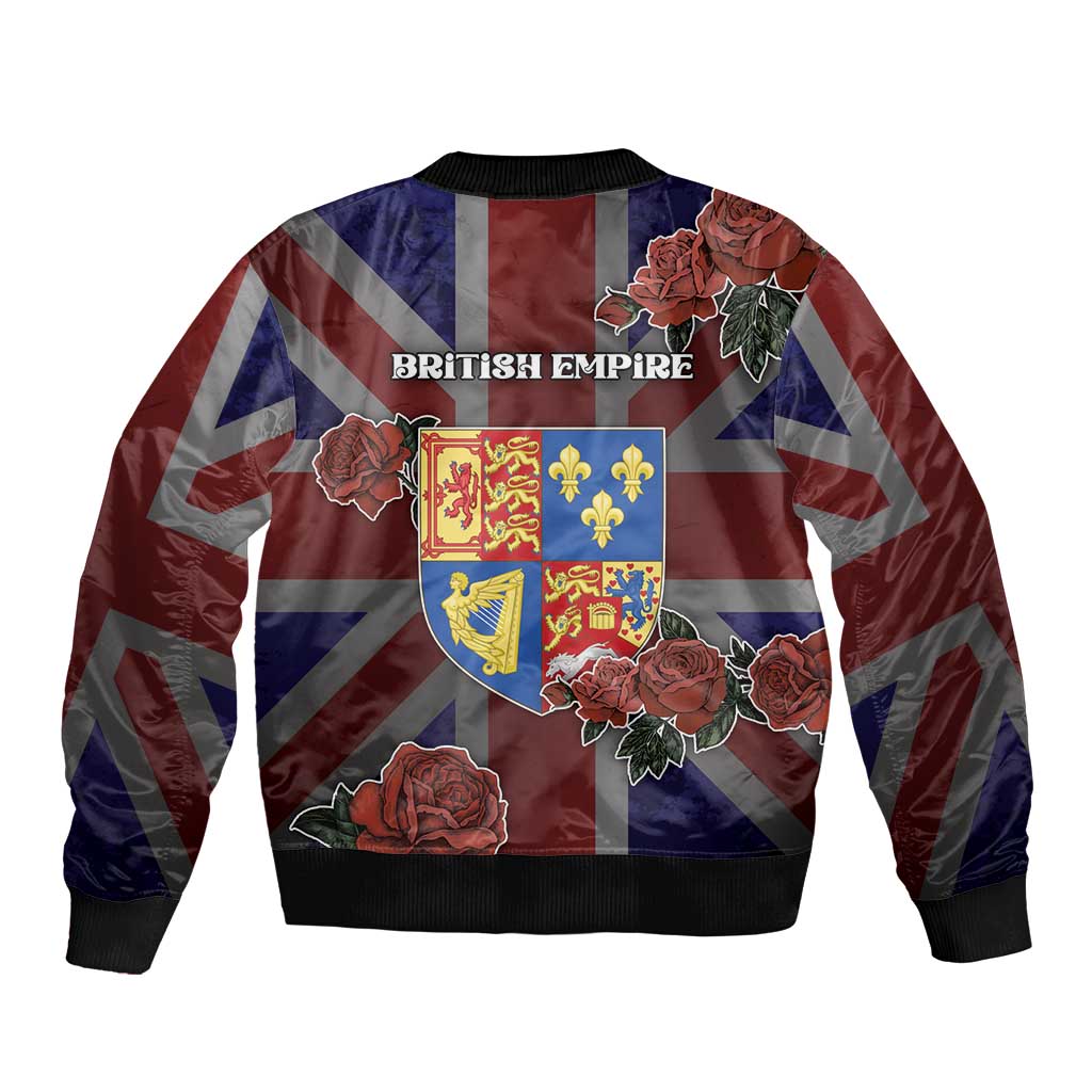 British Empire Sleeve Zip Bomber Jacket Rule Britannia - Wonder Print Shop