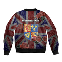 British Empire Sleeve Zip Bomber Jacket Rule Britannia - Wonder Print Shop