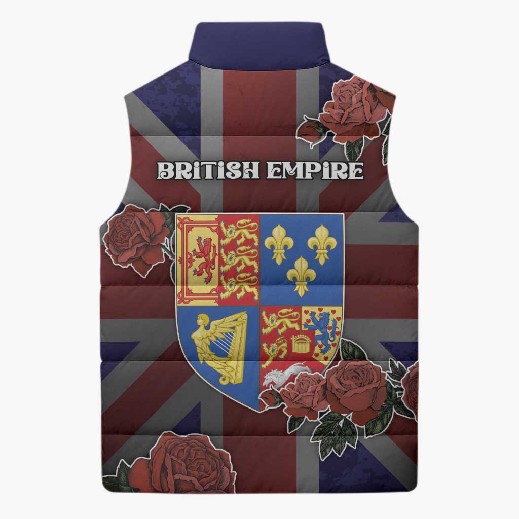 British Empire Sleeveless Puffer Jacket Rule Britannia - Wonder Print Shop
