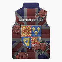 British Empire Sleeveless Puffer Jacket Rule Britannia - Wonder Print Shop