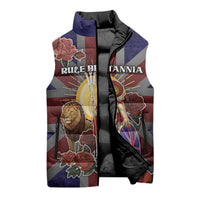 British Empire Sleeveless Puffer Jacket Rule Britannia - Wonder Print Shop