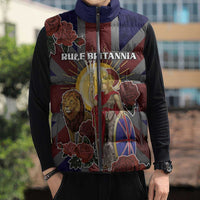 British Empire Sleeveless Puffer Jacket Rule Britannia - Wonder Print Shop