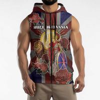 British Empire Sleeveless Zip Hoodie Rule Britannia - Wonder Print Shop