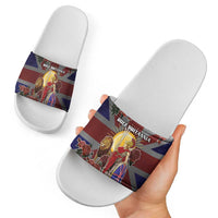 British Empire Slide Sandals Rule Britannia - Wonder Print Shop