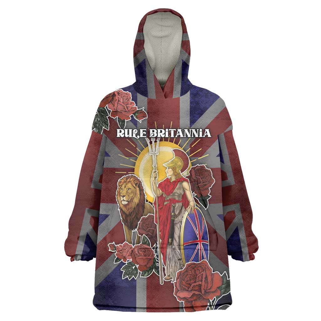 British Empire Wearable Blanket Hoodie Rule Britannia - Wonder Print Shop