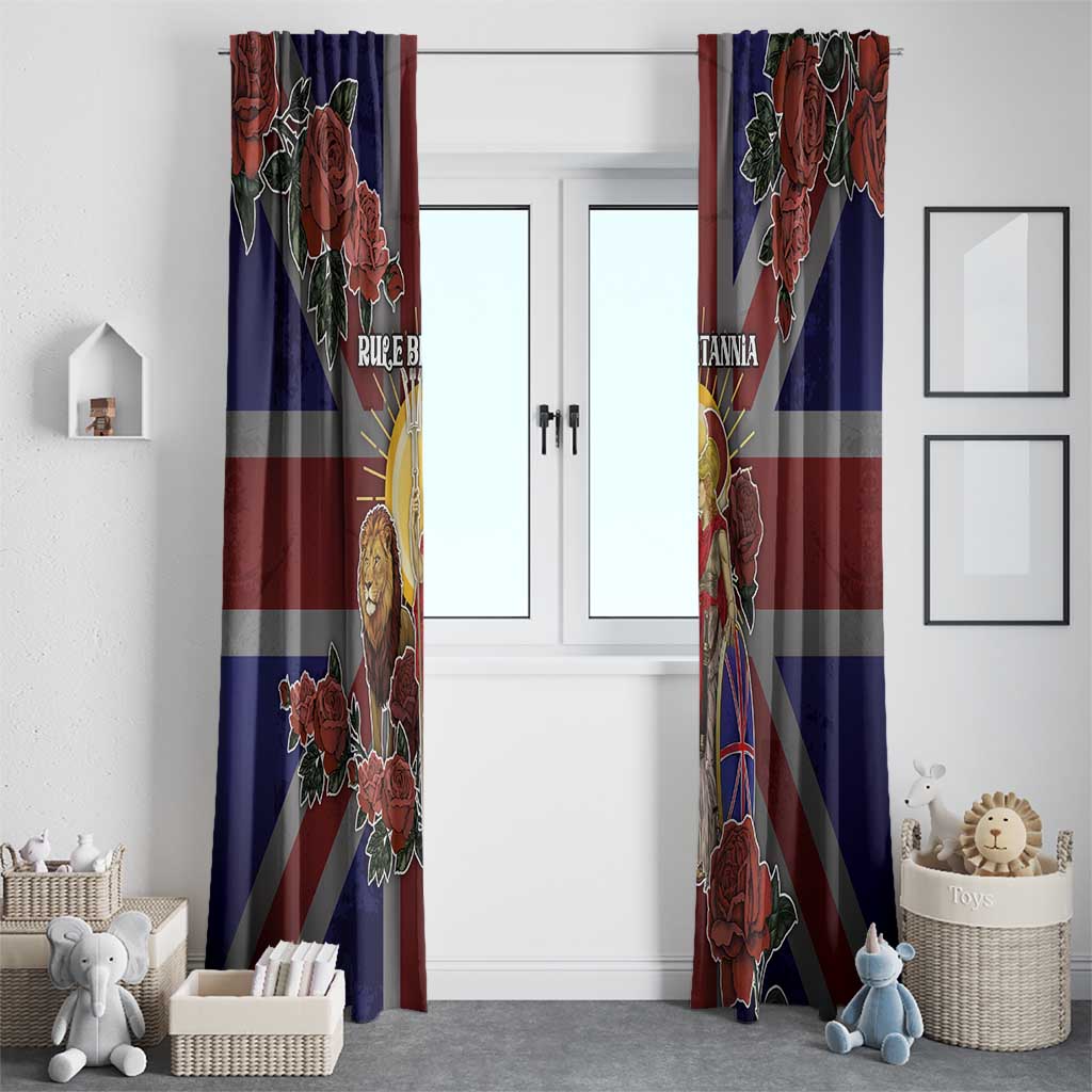 British Empire Window Curtain Rule Britannia - Wonder Print Shop