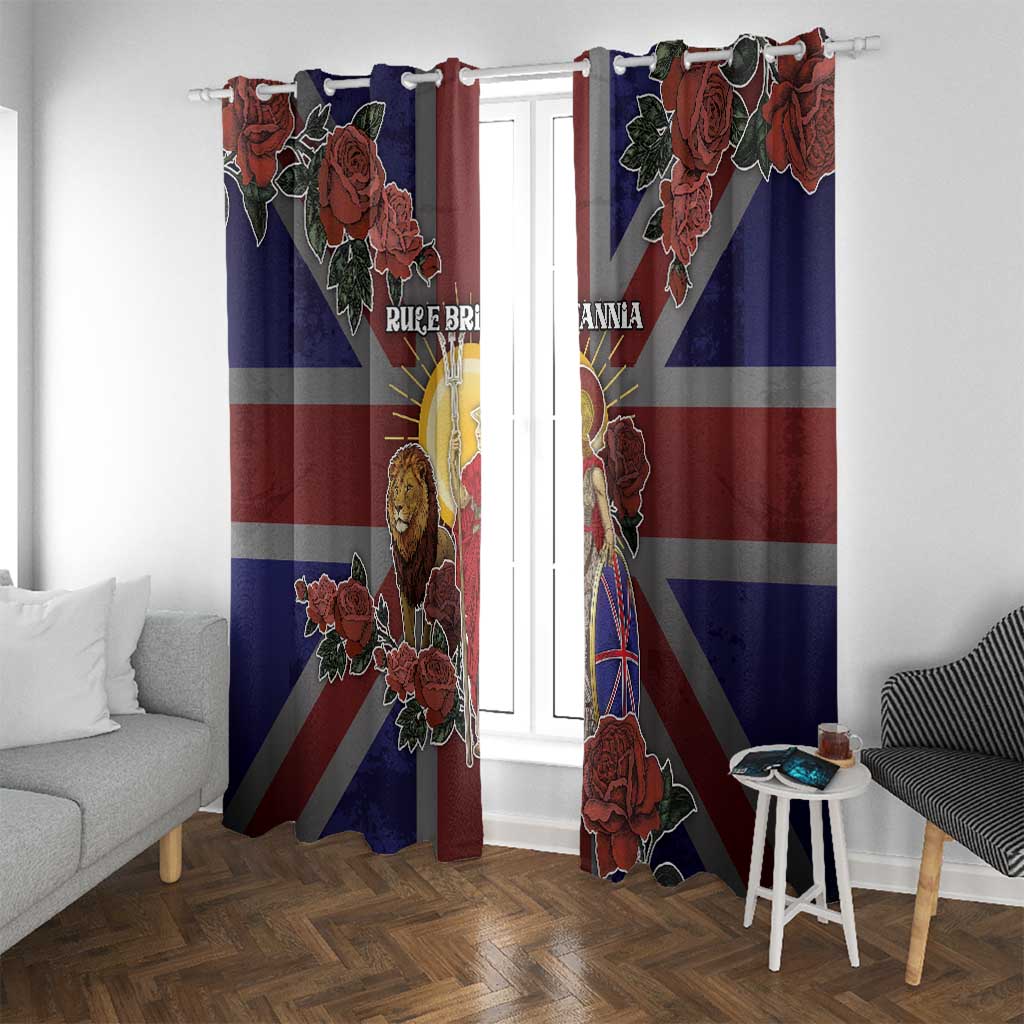 British Empire Window Curtain Rule Britannia - Wonder Print Shop