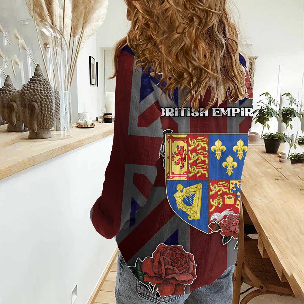 British Empire Women Casual Shirt Rule Britannia - Wonder Print Shop
