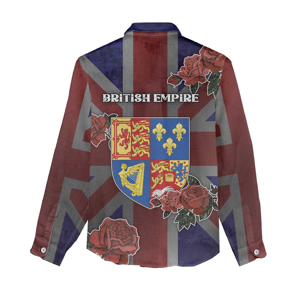 British Empire Women Casual Shirt Rule Britannia - Wonder Print Shop