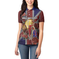 British Empire Women Polo Shirt Rule Britannia - Wonder Print Shop