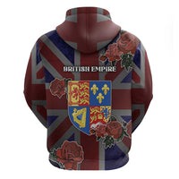 British Empire Zip Hoodie Rule Britannia - Wonder Print Shop