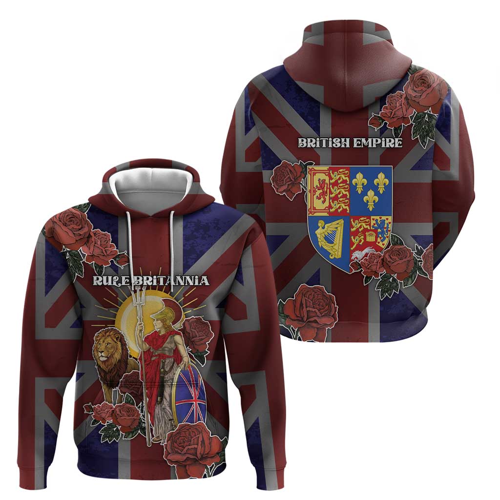British Empire Zip Hoodie Rule Britannia - Wonder Print Shop