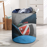 Italy Molise Laundry Basket Coat Of Arms With Dynamic Dot Patterns
