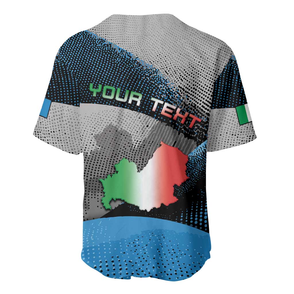 Personalized Italy Molise Baseball Jersey Coat Of Arms With Dynamic Dot Patterns
