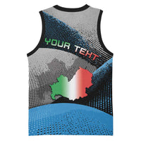 Personalized Italy Molise Basketball Jersey Coat Of Arms With Dynamic Dot Patterns