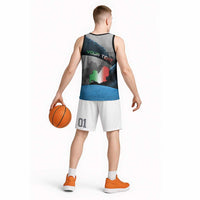Personalized Italy Molise Basketball Jersey Coat Of Arms With Dynamic Dot Patterns