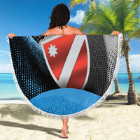 Italy Molise Beach Blanket Coat Of Arms With Dynamic Dot Patterns