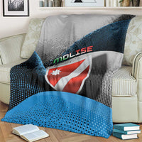 Italy Molise Blanket Coat Of Arms With Dynamic Dot Patterns