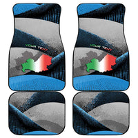 Personalized Italy Molise Car Mats Coat Of Arms With Dynamic Dot Patterns