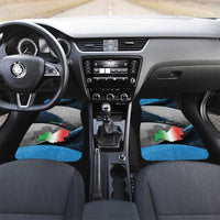 Personalized Italy Molise Car Mats Coat Of Arms With Dynamic Dot Patterns