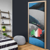 Personalized Italy Molise Door Cover Coat Of Arms With Dynamic Dot Patterns