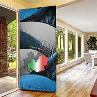 Personalized Italy Molise Door Cover Coat Of Arms With Dynamic Dot Patterns