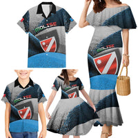 Personalized Italy Molise Family Matching Mermaid Dress and Hawaiian Shirt Coat Of Arms With Dynamic Dot Patterns