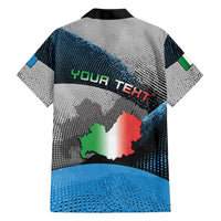 Personalized Italy Molise Family Matching Mermaid Dress and Hawaiian Shirt Coat Of Arms With Dynamic Dot Patterns
