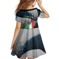 Personalized Italy Molise Family Matching Off Shoulder Maxi Dress and Hawaiian Shirt Coat Of Arms With Dynamic Dot Patterns