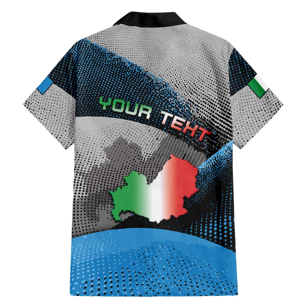 Personalized Italy Molise Family Matching Off Shoulder Maxi Dress and Hawaiian Shirt Coat Of Arms With Dynamic Dot Patterns
