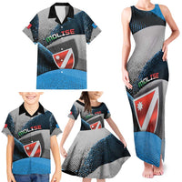 Personalized Italy Molise Family Matching Tank Maxi Dress and Hawaiian Shirt Coat Of Arms With Dynamic Dot Patterns