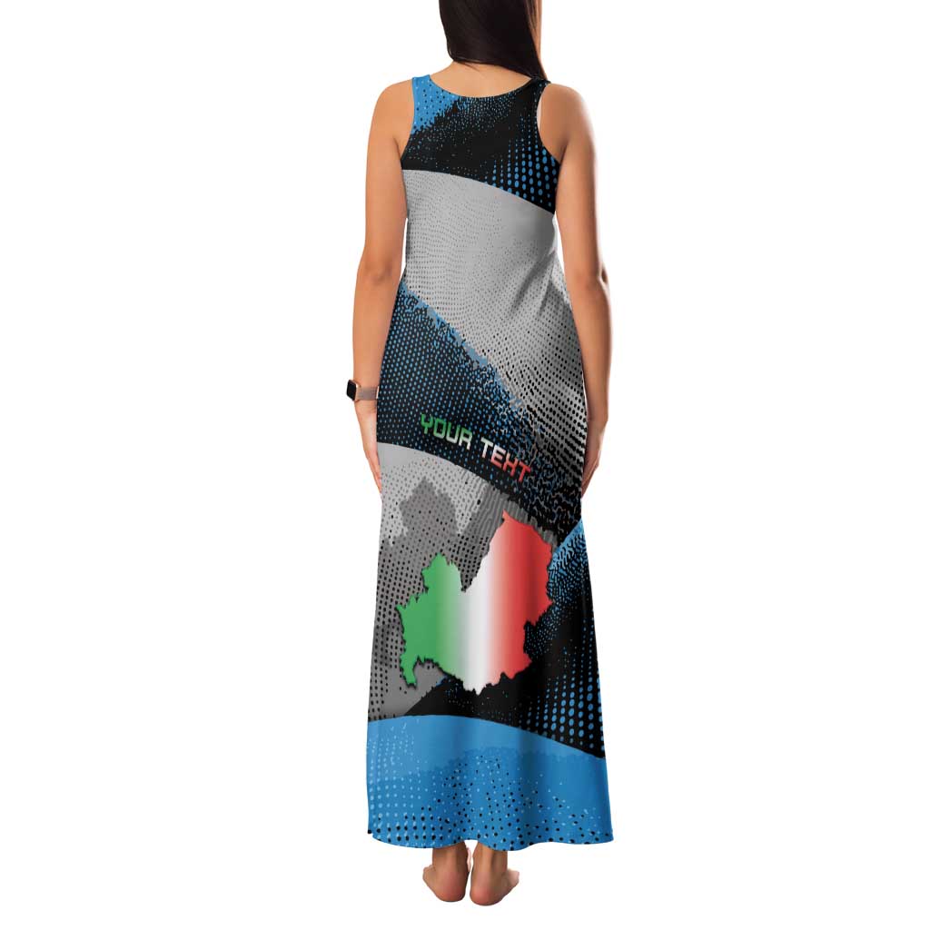 Personalized Italy Molise Family Matching Tank Maxi Dress and Hawaiian Shirt Coat Of Arms With Dynamic Dot Patterns