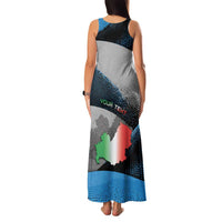 Personalized Italy Molise Family Matching Tank Maxi Dress and Hawaiian Shirt Coat Of Arms With Dynamic Dot Patterns