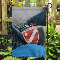 Italy Molise Garden Flag Coat Of Arms With Dynamic Dot Patterns