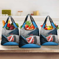 Italy Molise Grocery Bag Coat Of Arms With Dynamic Dot Patterns