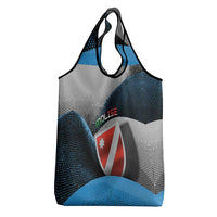 Italy Molise Grocery Bag Coat Of Arms With Dynamic Dot Patterns