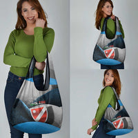 Italy Molise Grocery Bag Coat Of Arms With Dynamic Dot Patterns