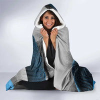 Italy Molise Hooded Blanket Coat Of Arms With Dynamic Dot Patterns
