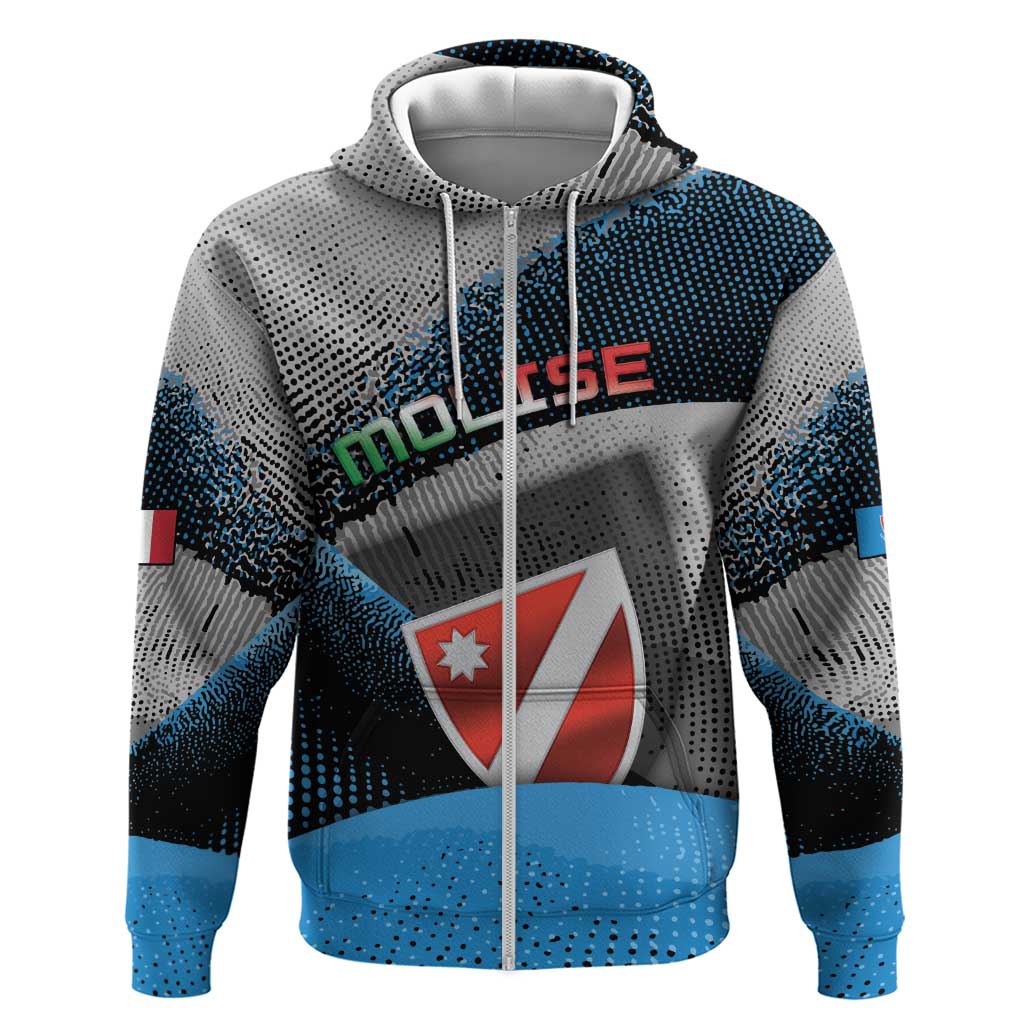 Personalized Italy Molise Hoodie Coat Of Arms With Dynamic Dot Patterns