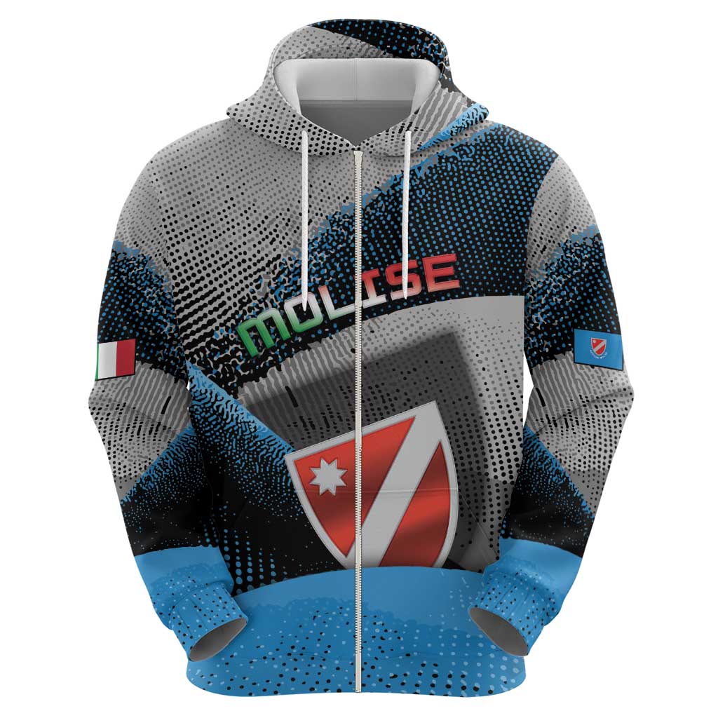 Personalized Italy Molise Hoodie Coat Of Arms With Dynamic Dot Patterns