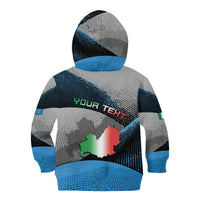 Personalized Italy Molise Kid Hoodie Coat Of Arms With Dynamic Dot Patterns