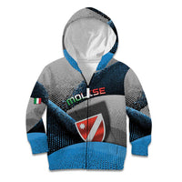 Personalized Italy Molise Kid Hoodie Coat Of Arms With Dynamic Dot Patterns