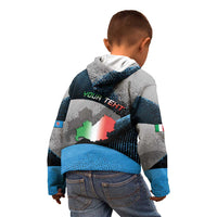 Personalized Italy Molise Kid Hoodie Coat Of Arms With Dynamic Dot Patterns