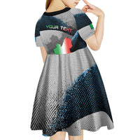 Personalized Italy Molise Kid Short Sleeve Dress Coat Of Arms With Dynamic Dot Patterns