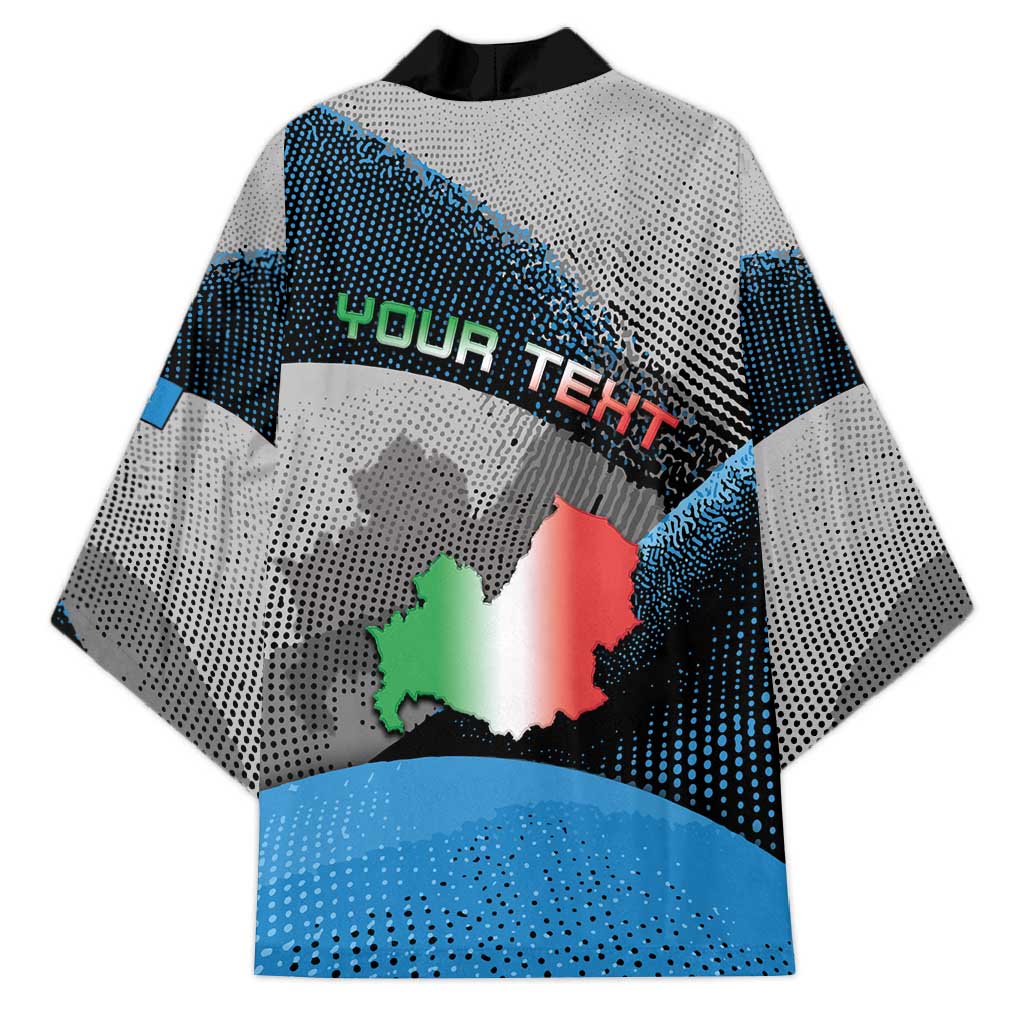 Personalized Italy Molise Kimono Coat Of Arms With Dynamic Dot Patterns