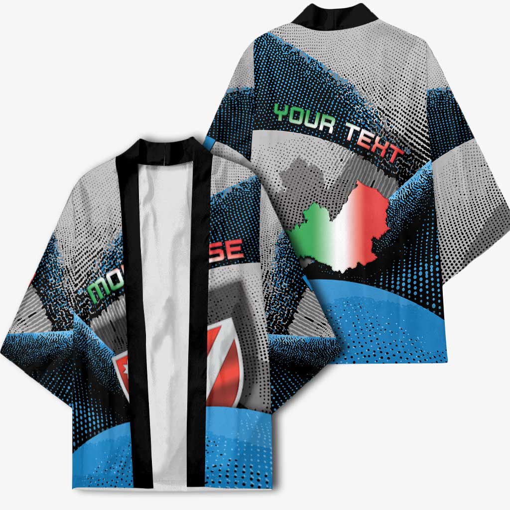 Personalized Italy Molise Kimono Coat Of Arms With Dynamic Dot Patterns