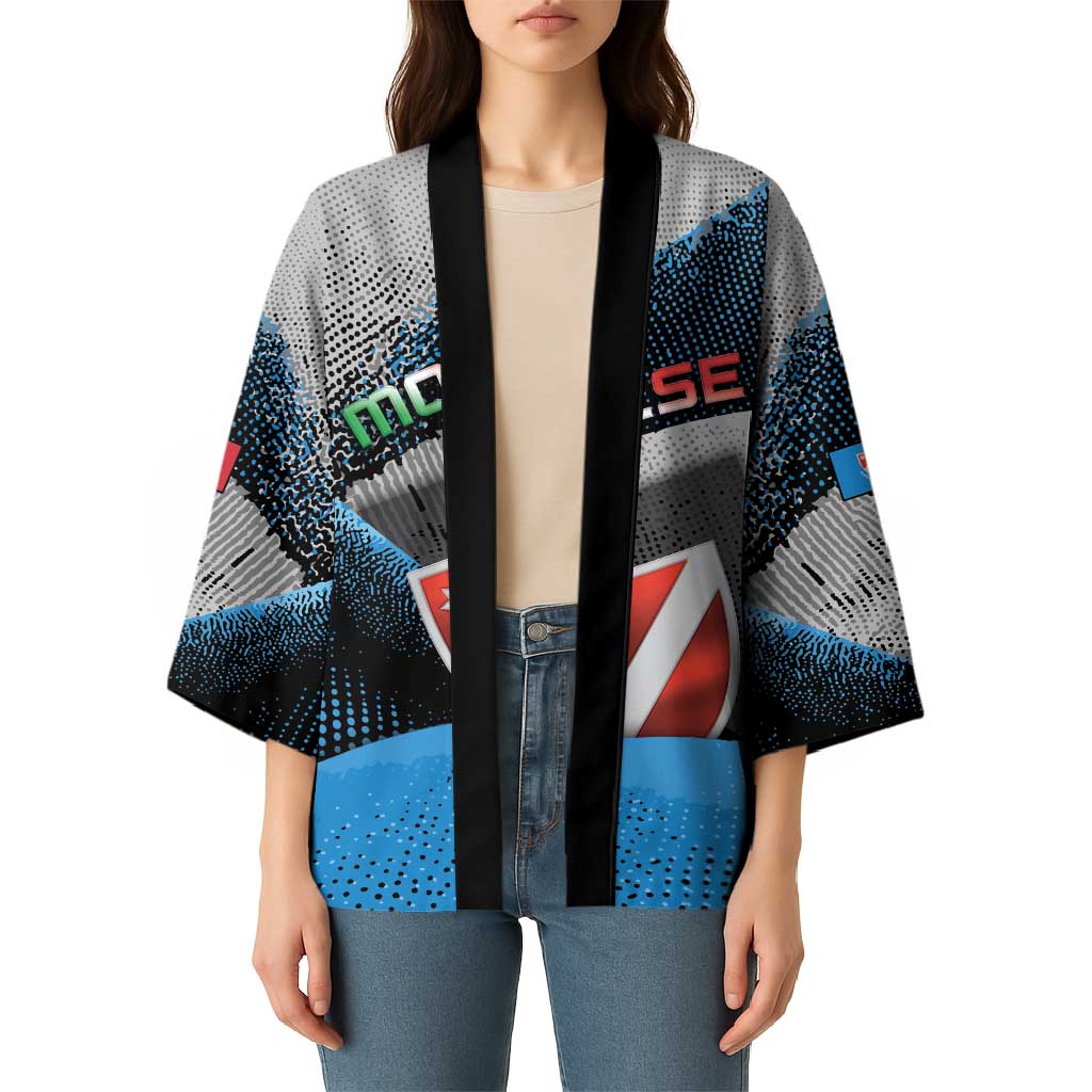 Personalized Italy Molise Kimono Coat Of Arms With Dynamic Dot Patterns